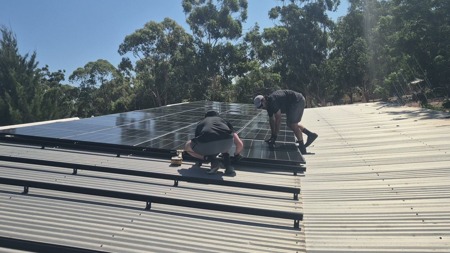 Solar installation completed by Perth Solar and Air